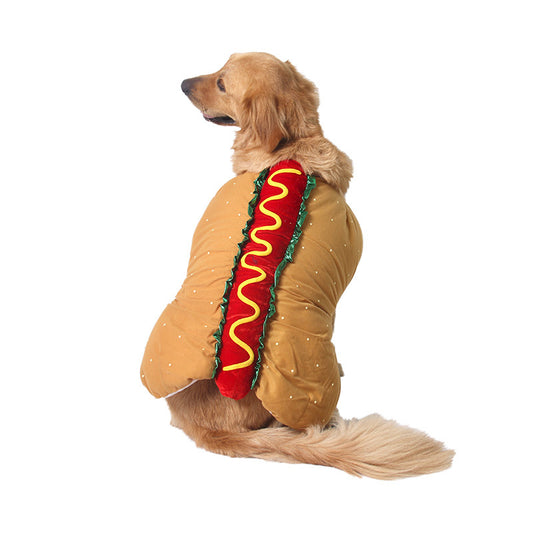 Hot Dog Halloween Costume for Dogs and Cats