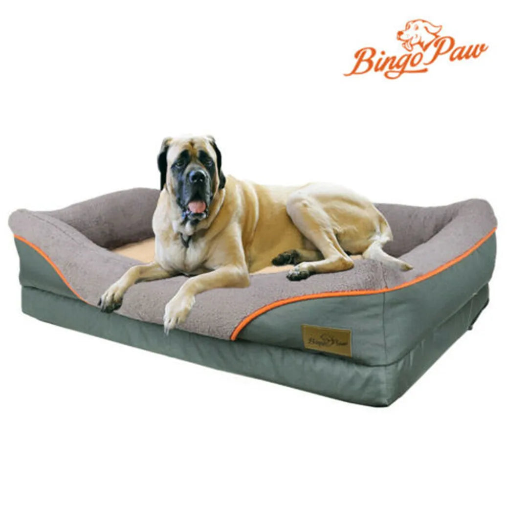 Heavy Duty Large Orthopedic Pet Bed – Soft Cushion Foam & Waterproof Design