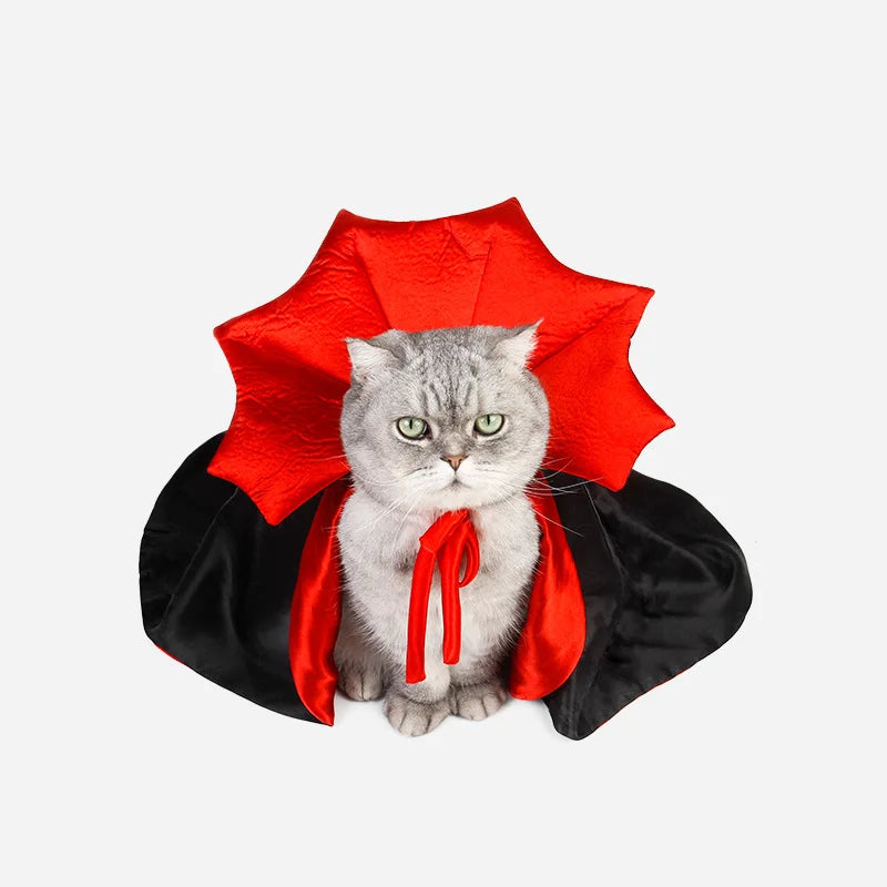 Halloween Vampire Cloak for Cats