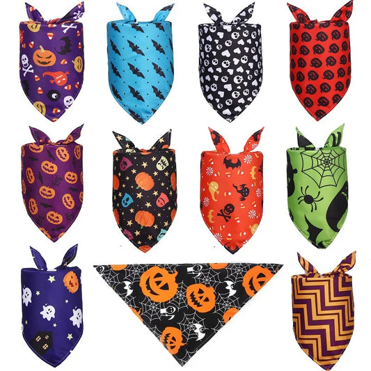 Halloween Pet Bandanas for Dogs & Cats