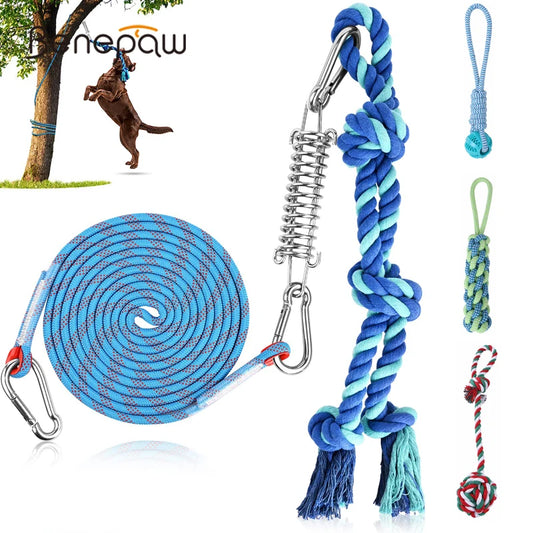 Benepaw Bungee Dog Tug Toy – Interactive Spring Pole for Exercise