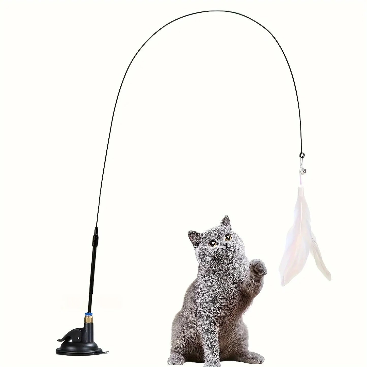 WhiskerWand Suction Cat Teaser