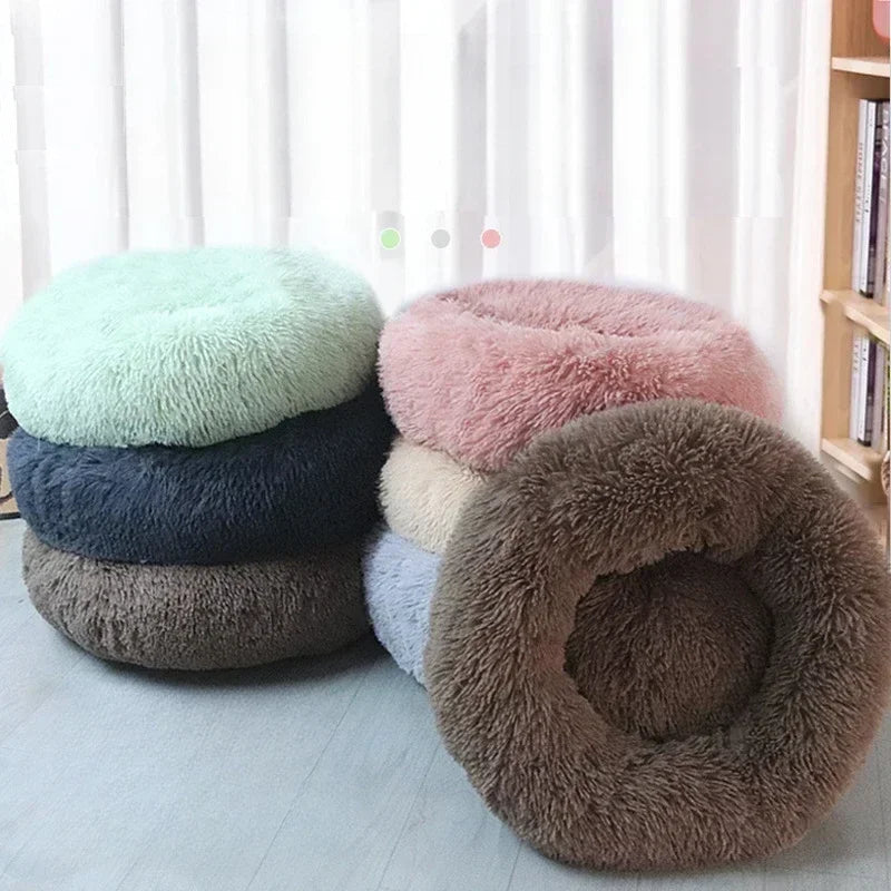 Cozy Plush Dog & Cat Bed