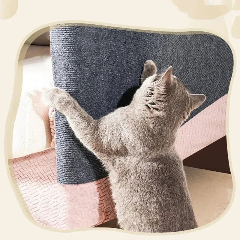 Cat Sofa Scratching Post | Self-Adhesive Carpet Scraper & Furniture Protector