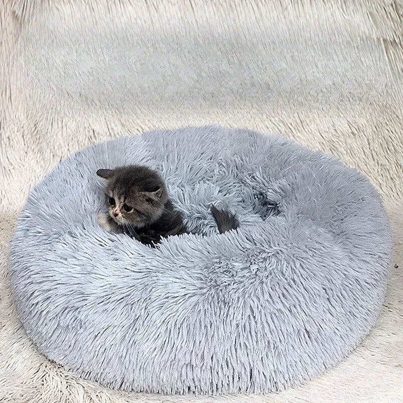 Cozy Plush Dog & Cat Bed