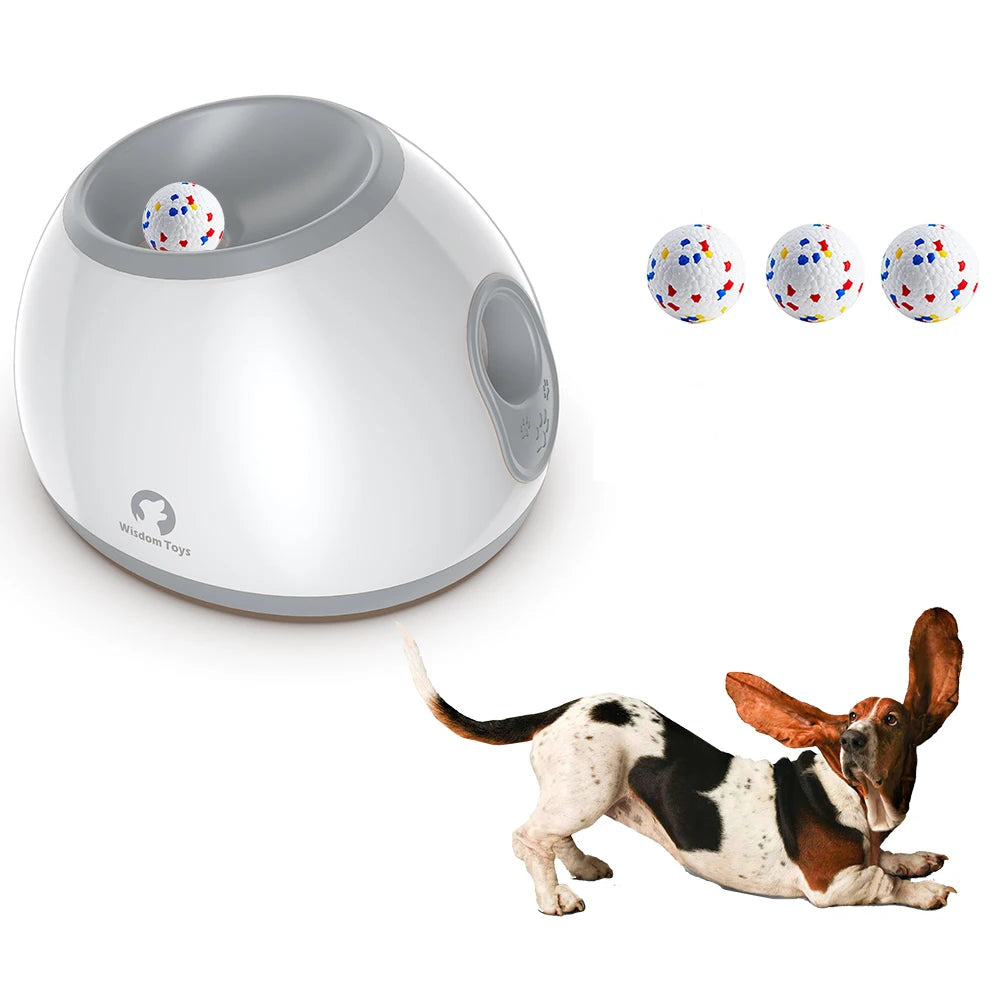 FetchPro Automatic Dog Ball Launcher Battery Powered + Rechargeable