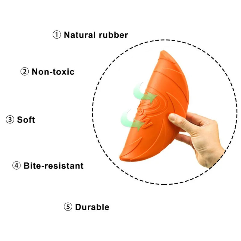 Bite-Resistant Flying Disc for Dogs