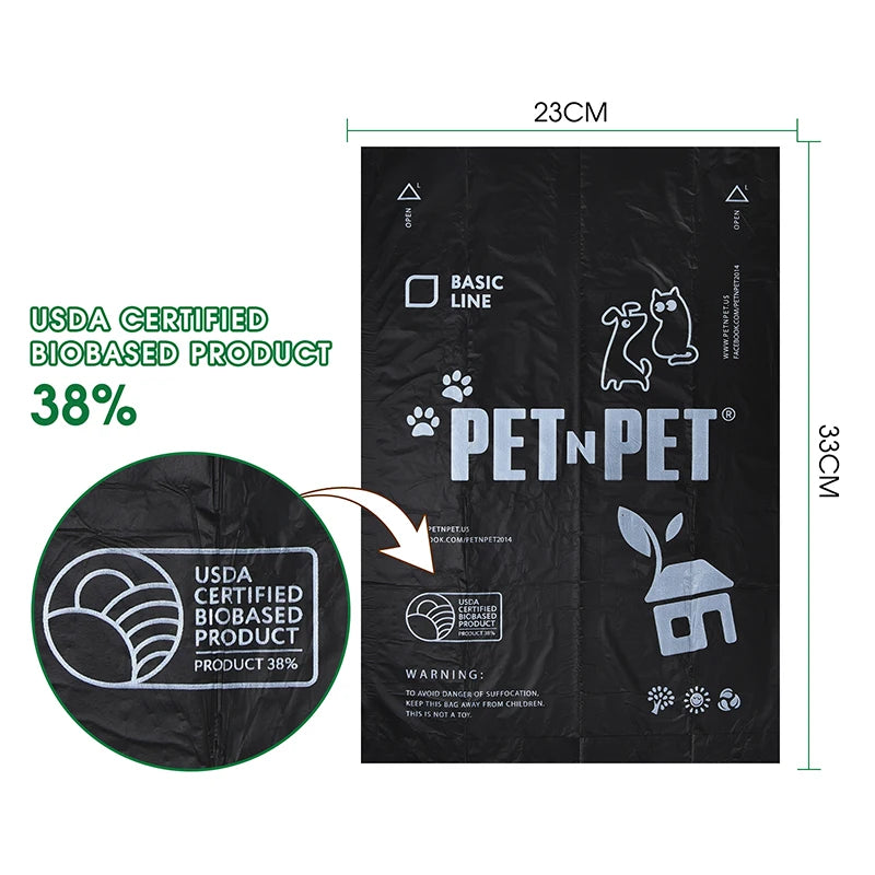 Pet N Pet Biodegradable Poop Bags 23pk 414 Bags