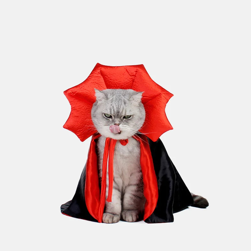 Halloween Vampire Cloak for Cats