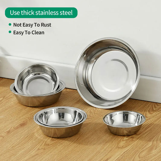 Stainless Steel Food & Water Bowl