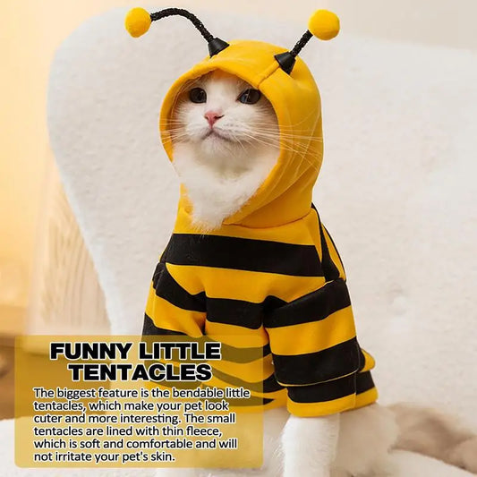 Soft Cat Bee Costume