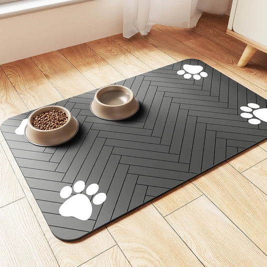 Absorbent & Waterproof Pet Feeding Mat