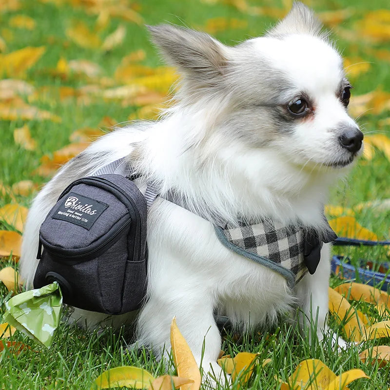 Dog Training Treat Pouch with Poop Bag Dispenser