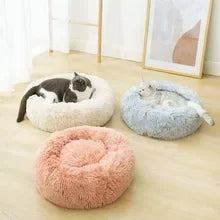 Cozy Plush Dog & Cat Bed