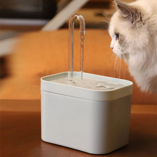 Ultra-Quiet Automatic Pet Water Fountain – 1.5L Smart Filter