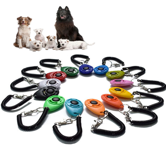 Dog Training Clicker – Pet Training Aid with Adjustable Wrist Strap