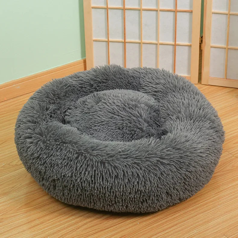 Cozy Plush Dog & Cat Bed