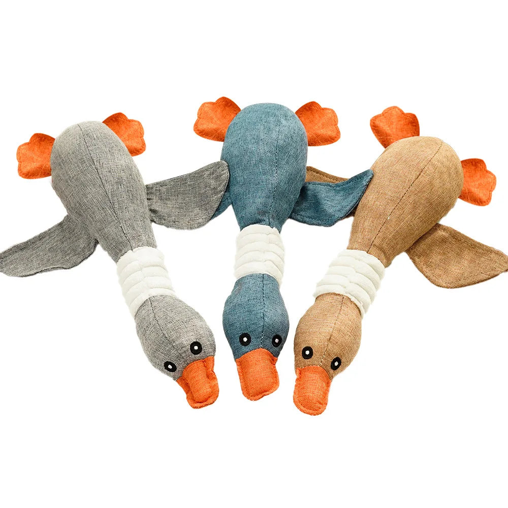 Bite Resistant Duck Sound Pet Toy